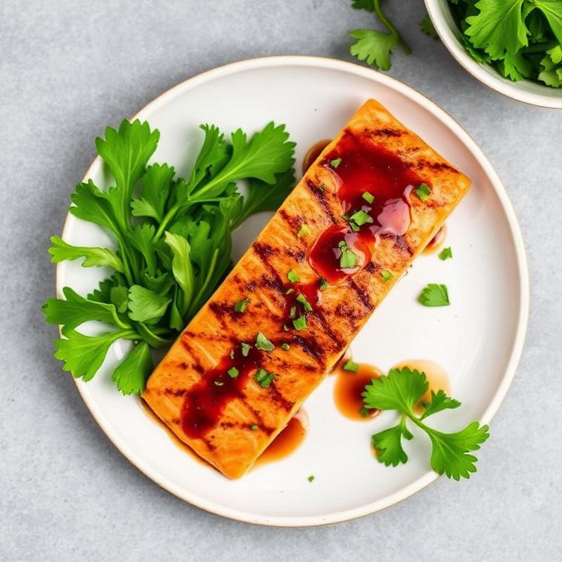 Salmon with Chilli Glaze